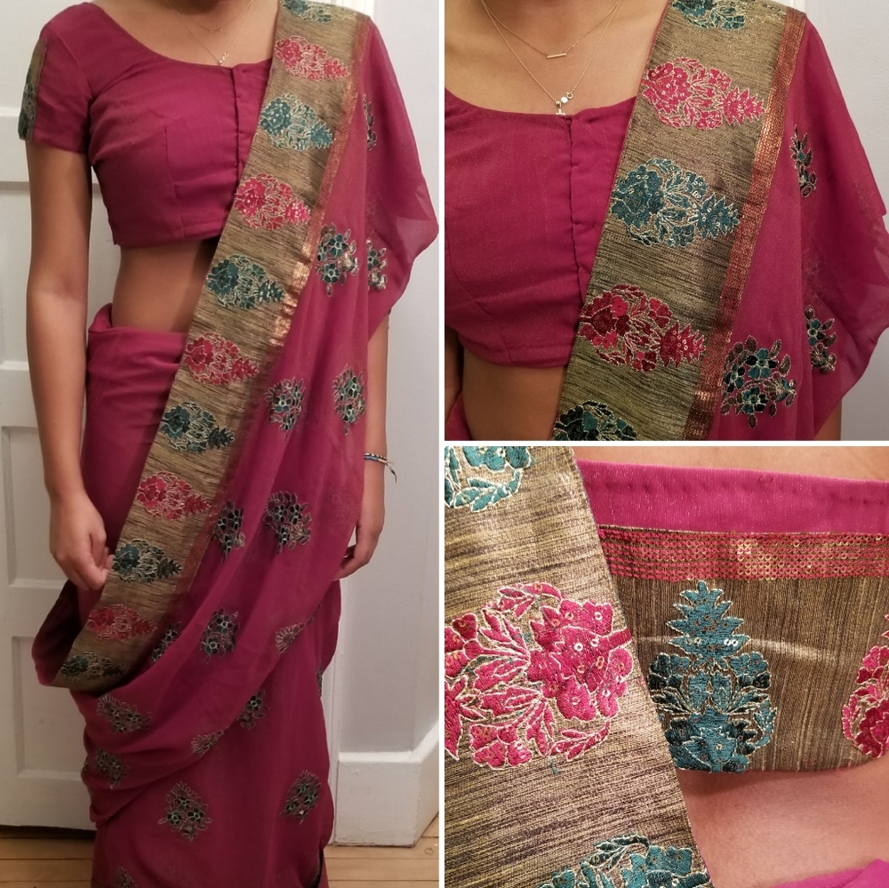 Sari, Saree with Blouse
